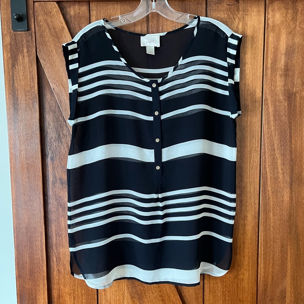 Loft tank top blouse, small